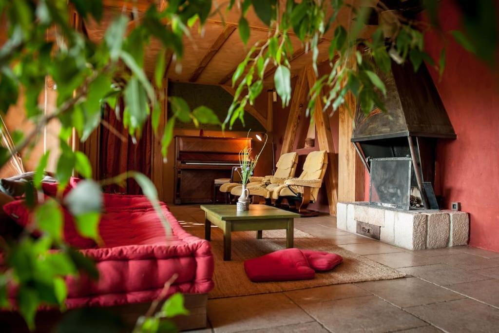Villa Le Nid des Anges à Saint-André-Lachamp Extérieur photo