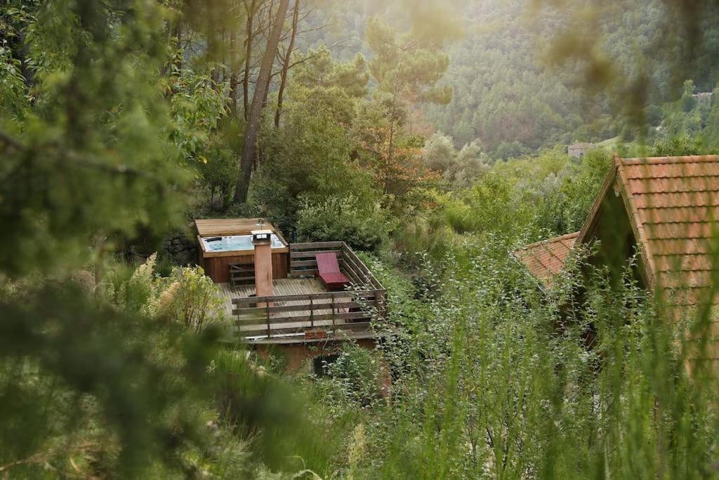 Villa Le Nid des Anges à Saint-André-Lachamp Extérieur photo